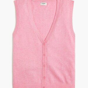 J.Crew Button-Front Sweater Vest Size Small
